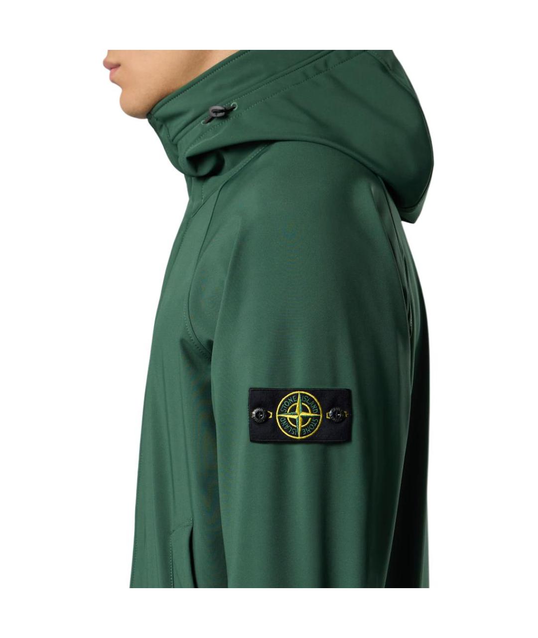 STONE ISLAND Зеленая куртка, фото 4