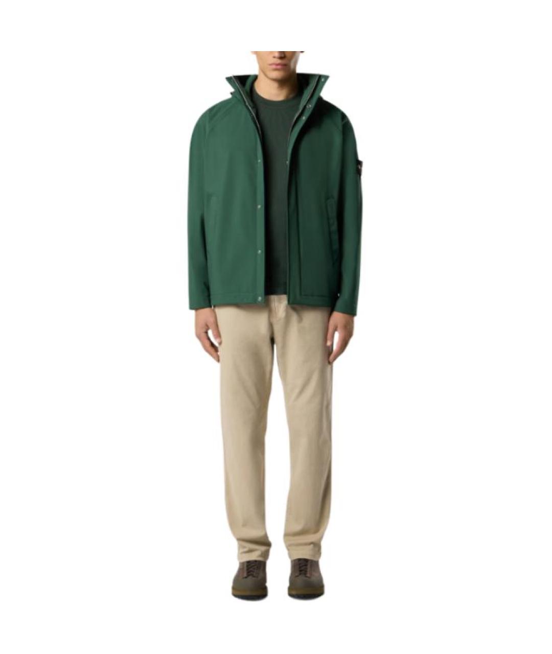 STONE ISLAND Зеленая куртка, фото 2