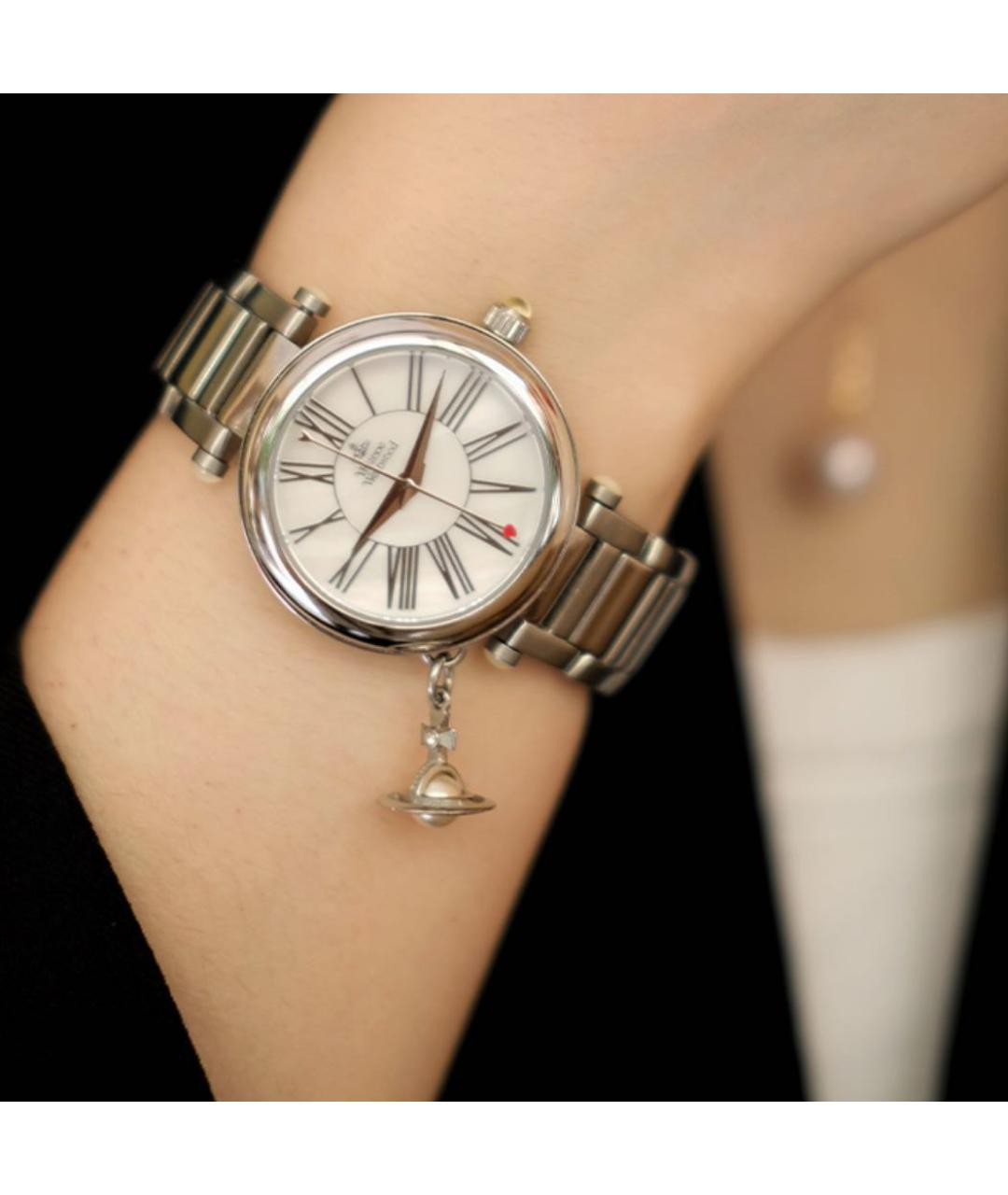 VIVIENNE WESTWOOD Серебряные стальные часы, фото 3