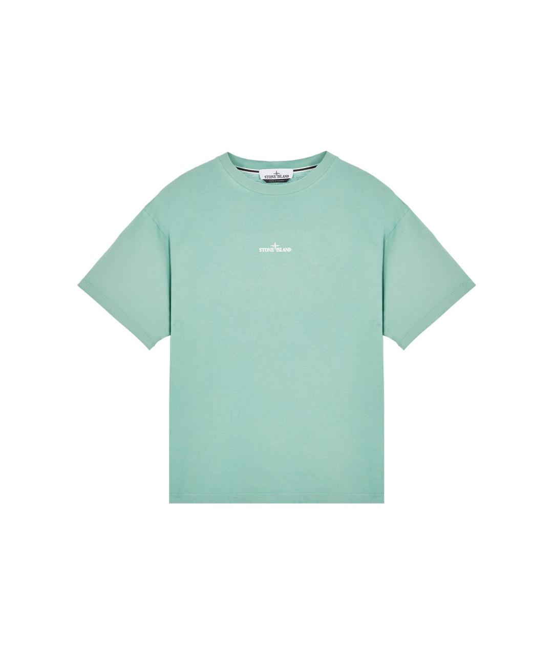STONE ISLAND Зеленая футболка, фото 6