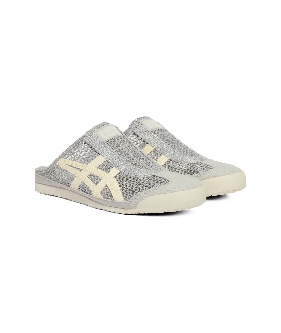 ONITSUKA TIGER Серебряные мюли, фото 3