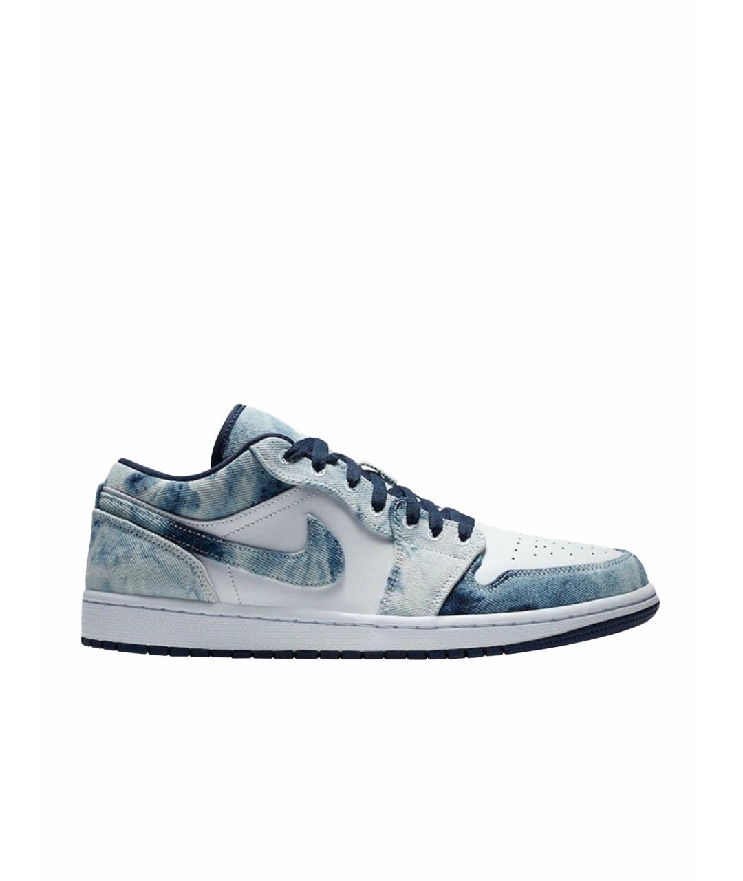 JORDAN Голубые низкие кроссовки / кеды, фото 1