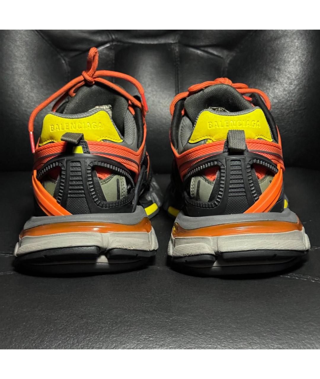 BALENCIAGA Оранжевое текстильные кроссовки, фото 2