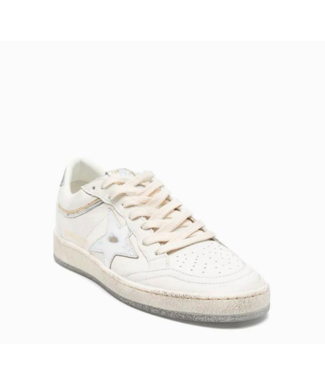 GOLDEN GOOSE DELUXE BRAND Белые кожаные кеды, фото 2