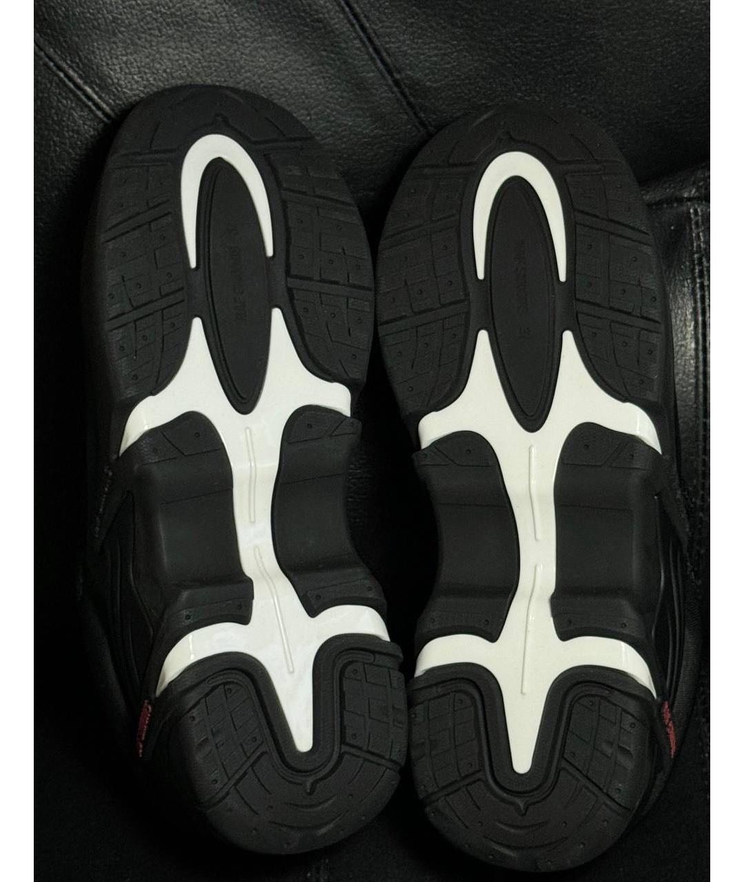 RAF SIMONS Черные текстильные кроссовки, фото 8