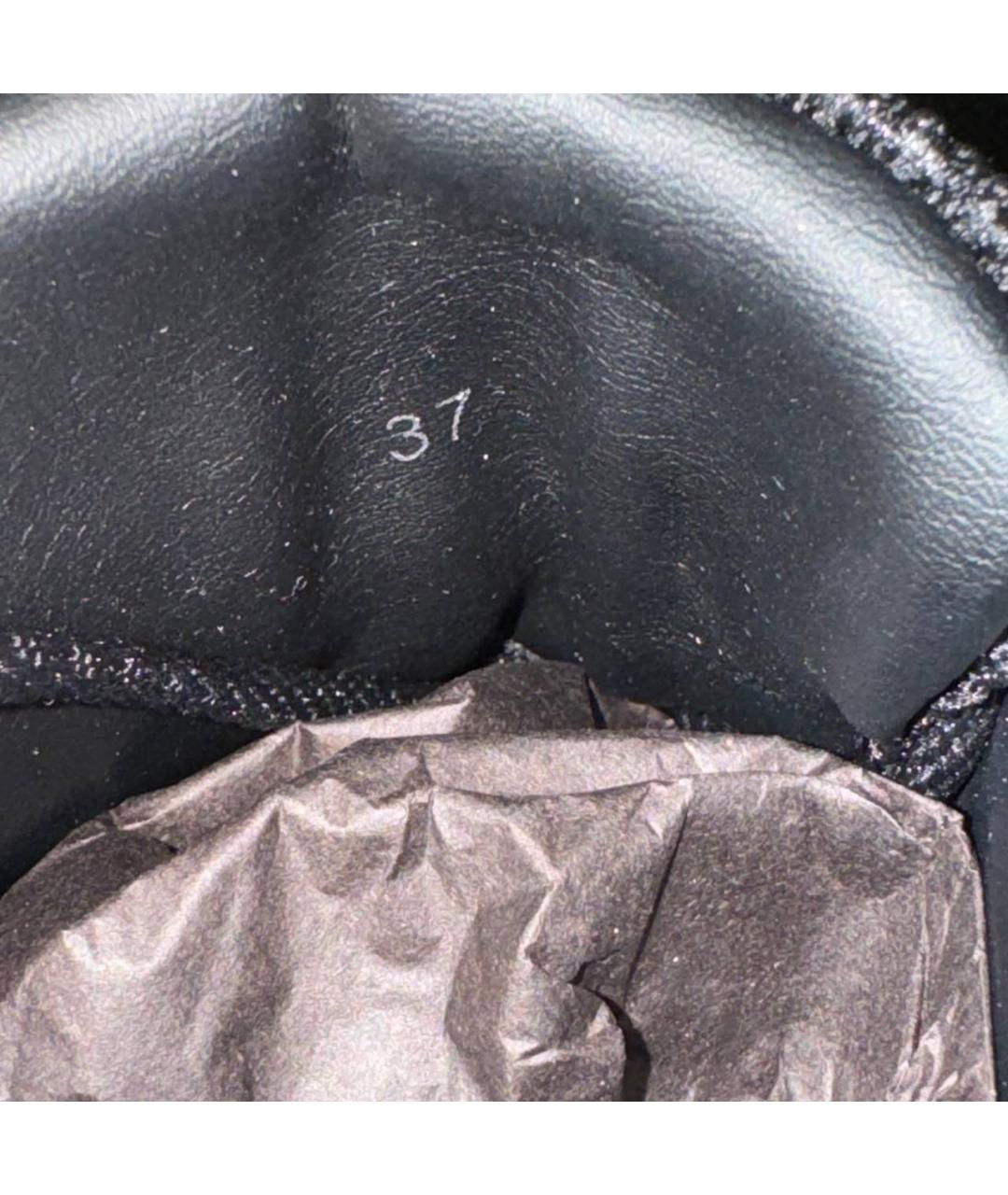 RAF SIMONS Черные текстильные кроссовки, фото 6