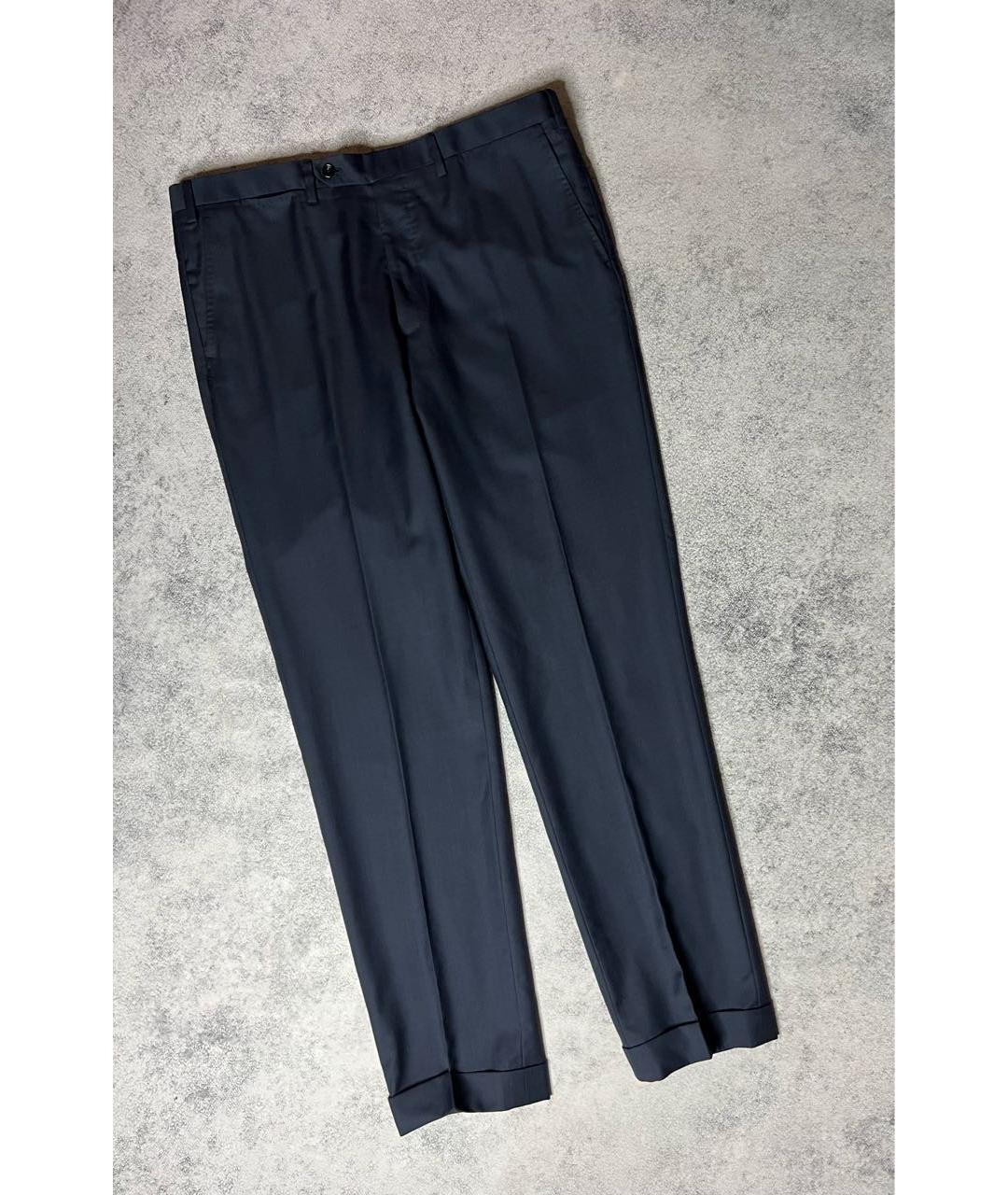 KITON Темно-синий классический костюм, фото 3