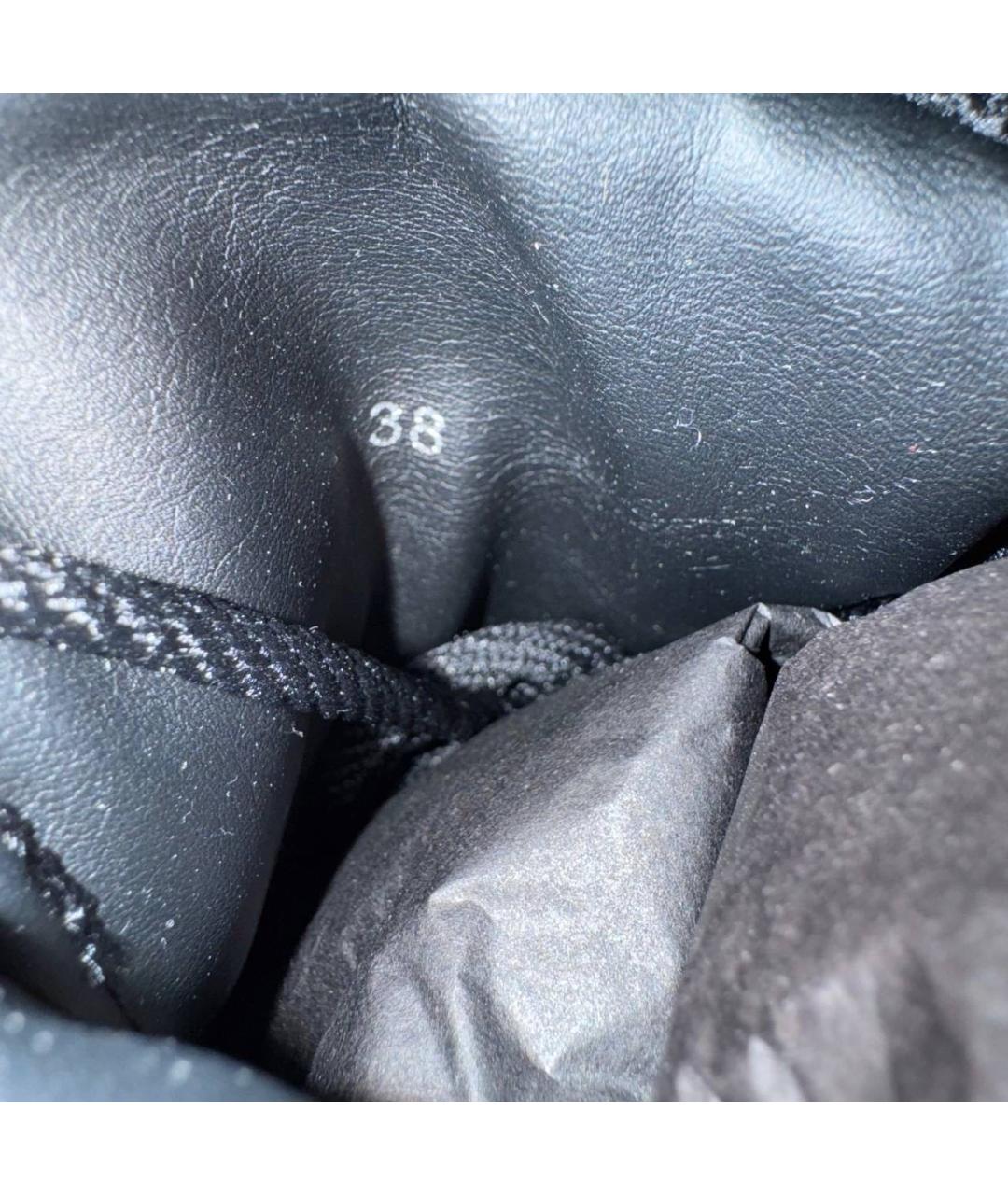 RAF SIMONS Черные текстильные кроссовки, фото 7