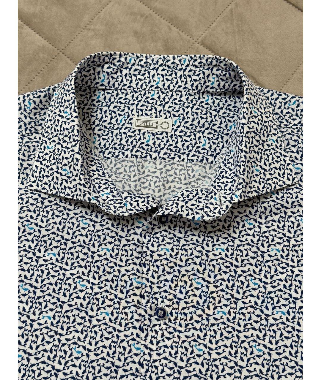ZILLI Мульти хлопковая классическая рубашка, фото 5
