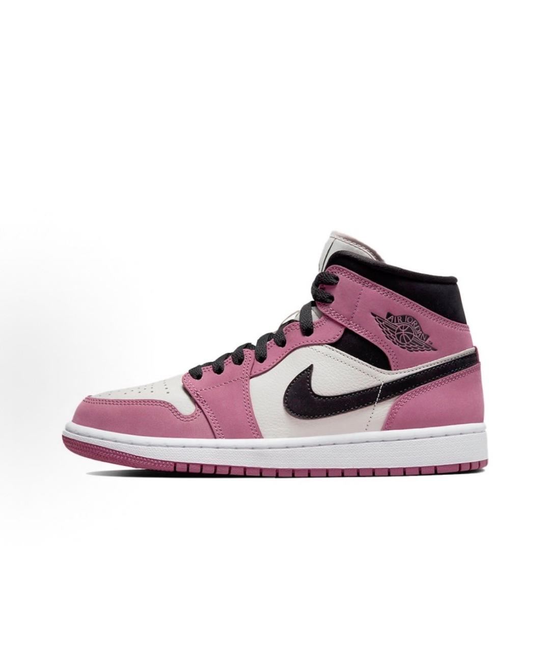 JORDAN Розовые замшевые кроссовки, фото 3