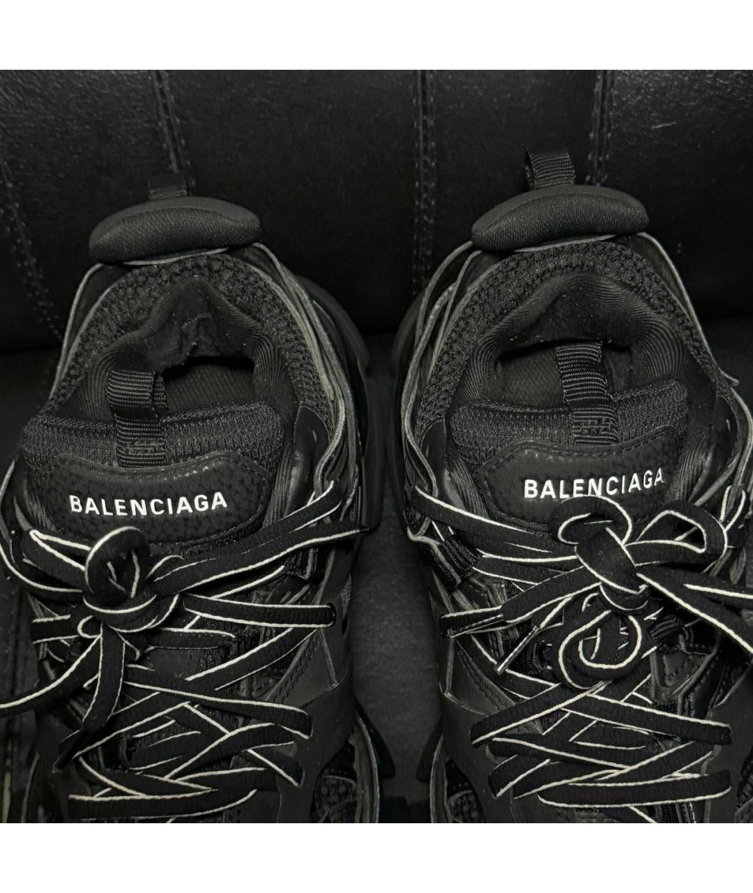 BALENCIAGA Черные текстильные кроссовки, фото 6