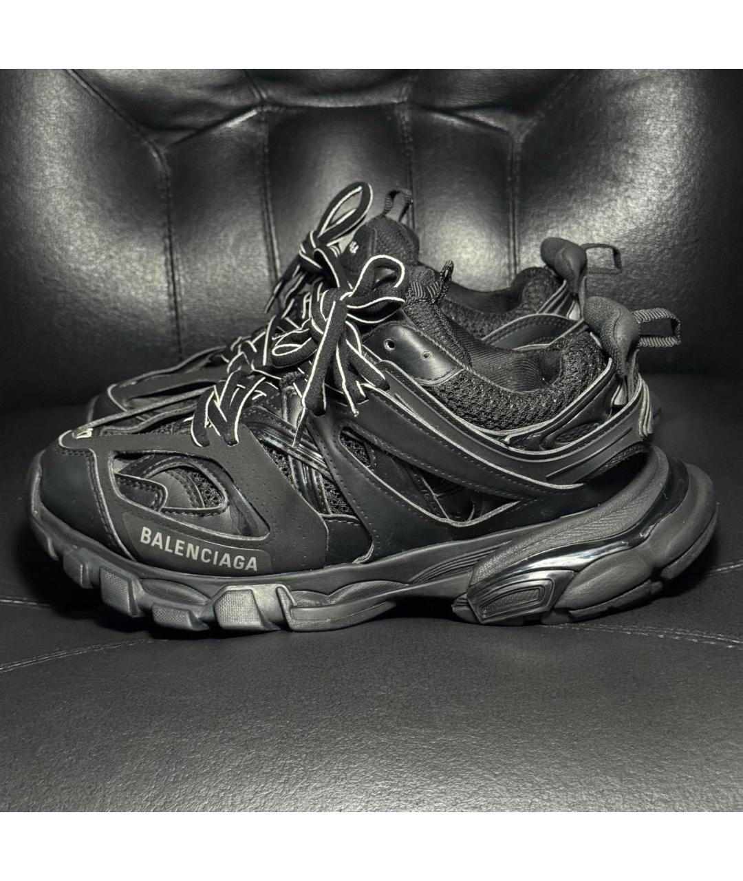 BALENCIAGA Черные текстильные кроссовки, фото 3