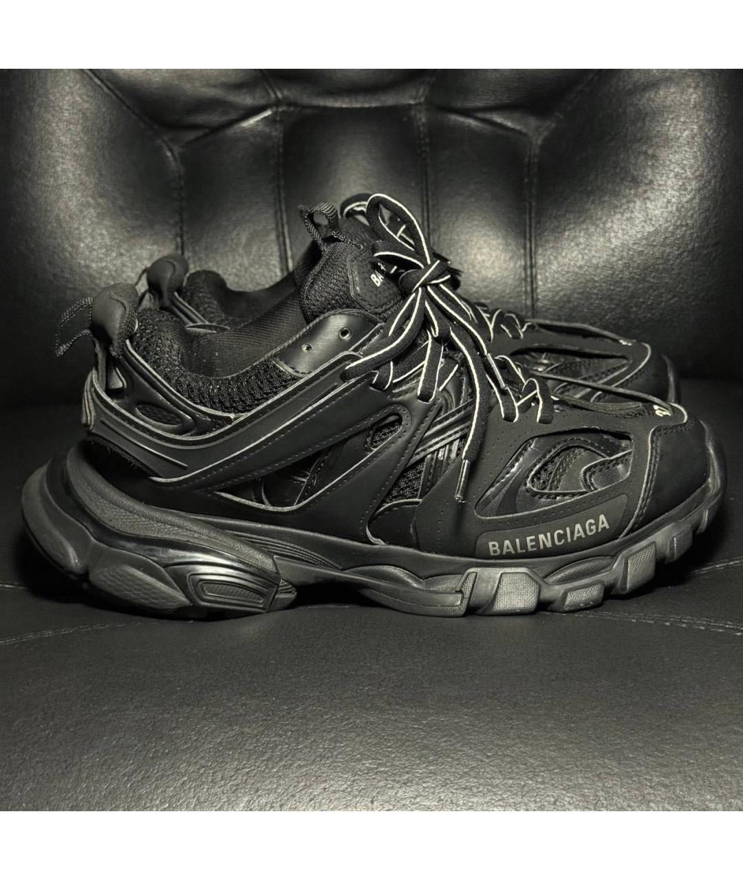 BALENCIAGA Черные текстильные кроссовки, фото 9