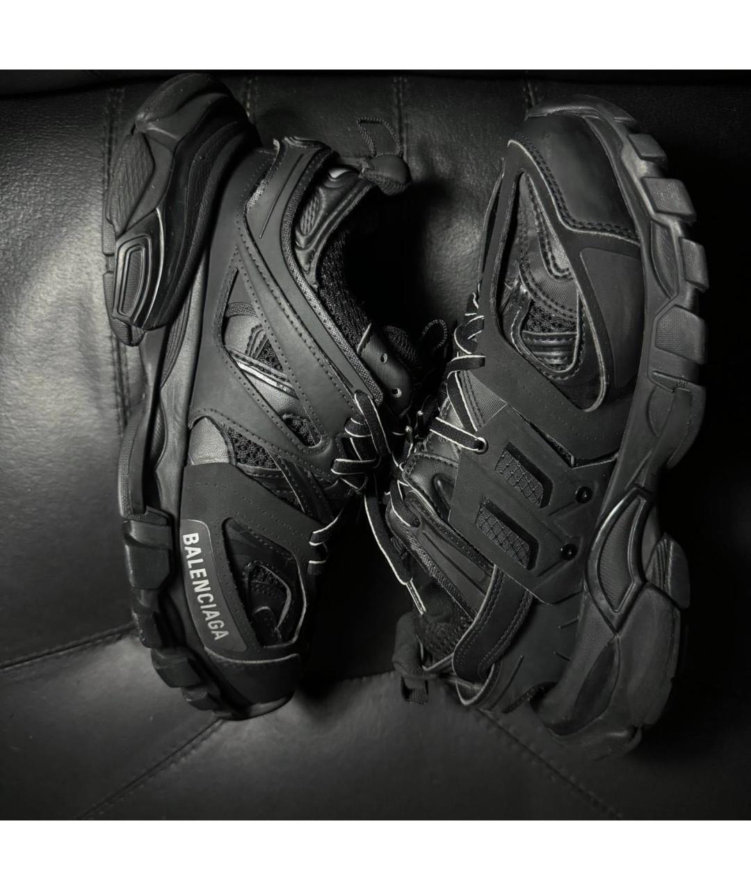 BALENCIAGA Черные текстильные кроссовки, фото 5