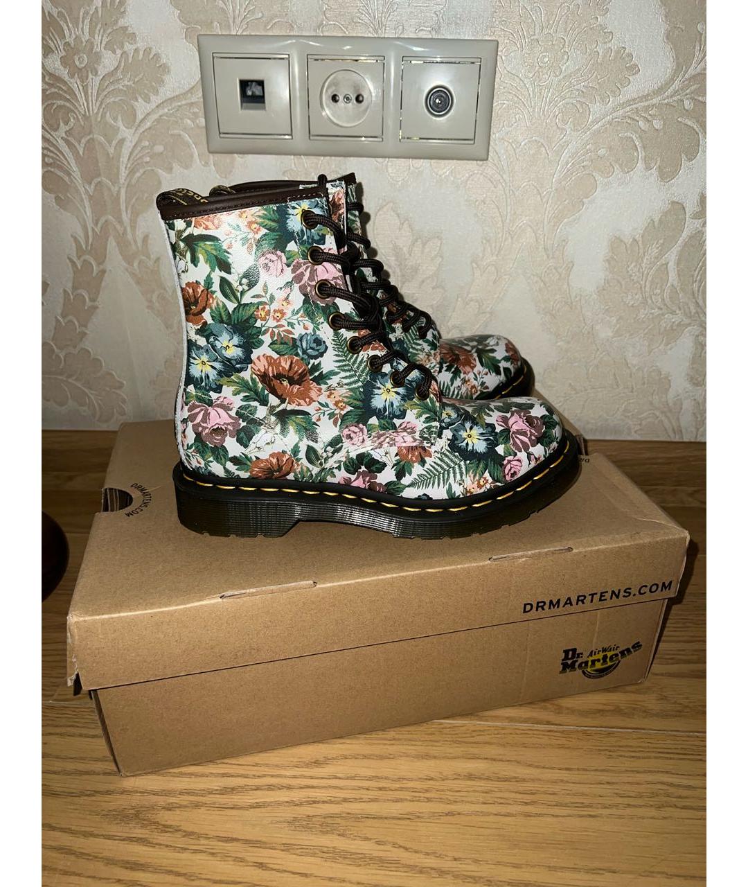 DR. MARTENS Мульти кожаные ботинки, фото 4