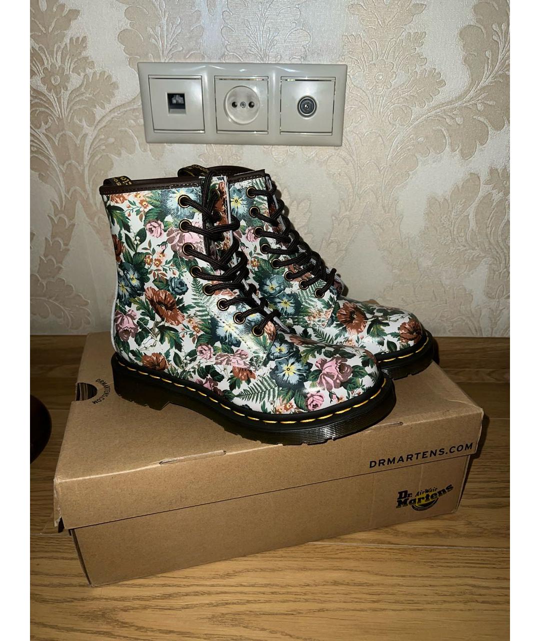 DR. MARTENS Мульти кожаные ботинки, фото 3