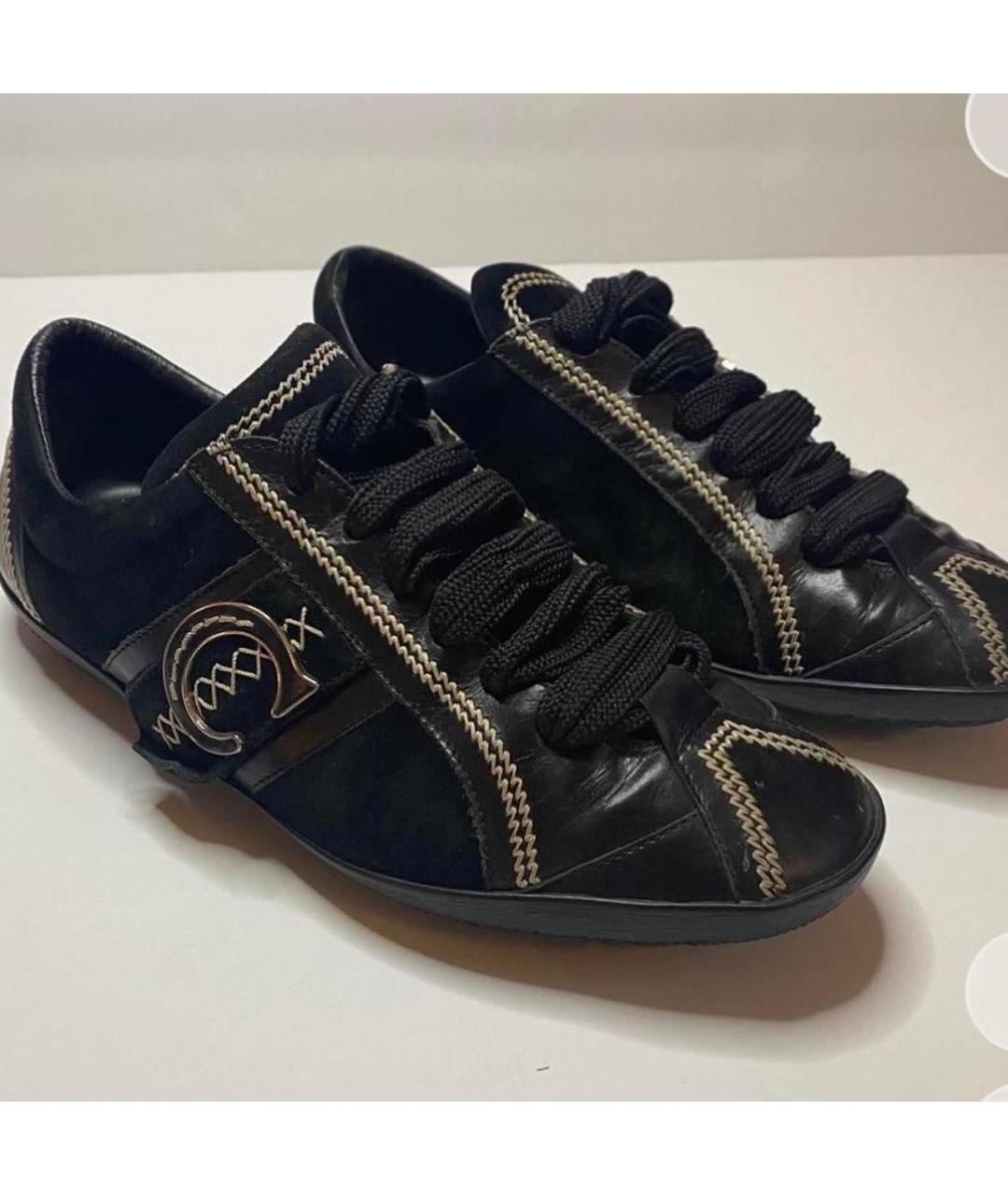 CHRISTIAN DIOR Черные кожаные кеды, фото 2