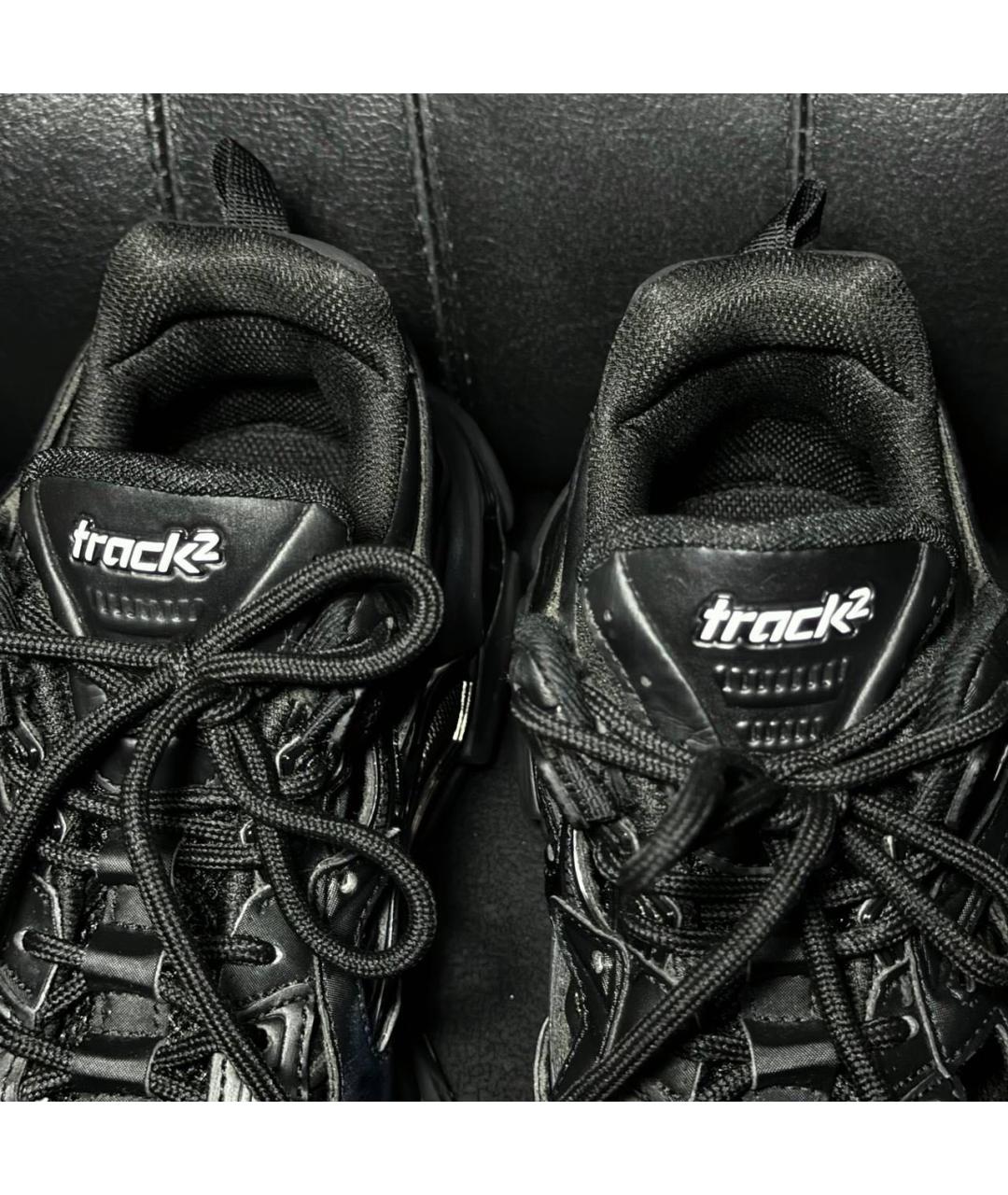 BALENCIAGA Черные текстильные низкие кроссовки / кеды, фото 8