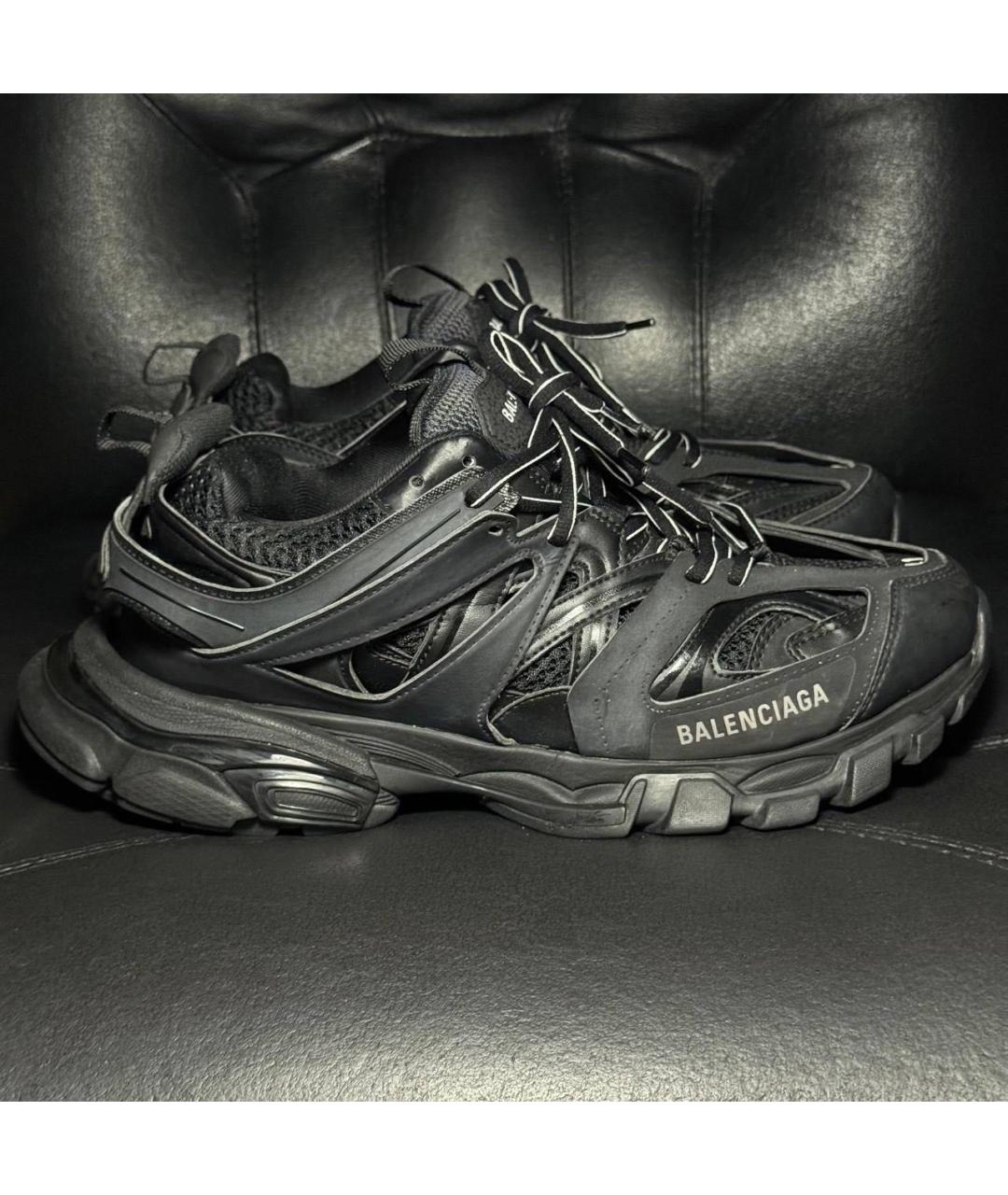 BALENCIAGA Черные текстильные кроссовки, фото 9