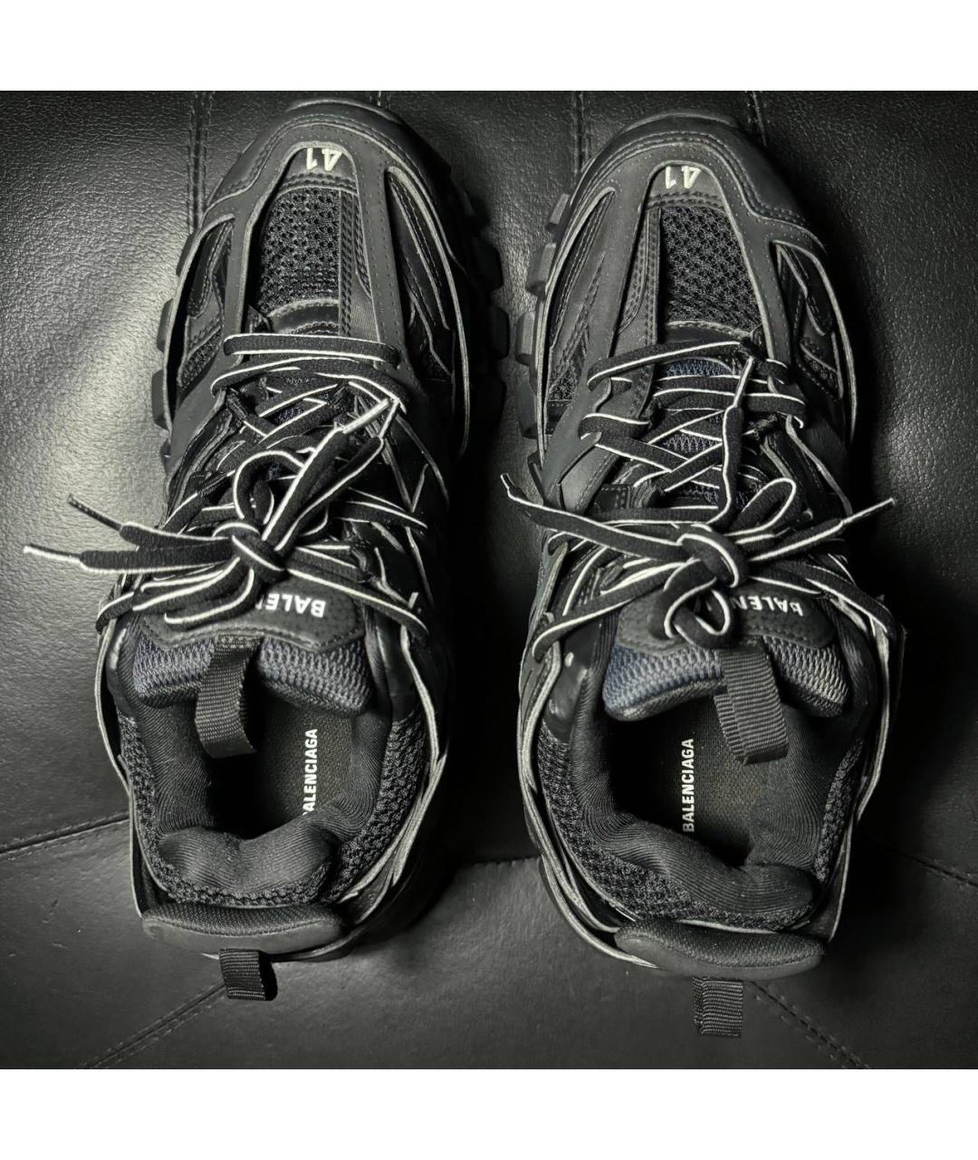 BALENCIAGA Черные текстильные кроссовки, фото 6
