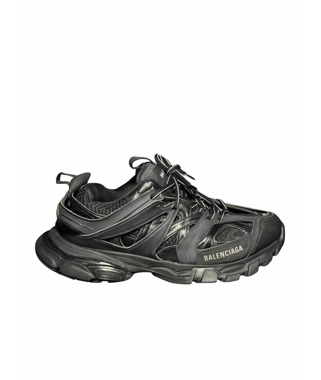 BALENCIAGA Черные текстильные кроссовки, фото 1