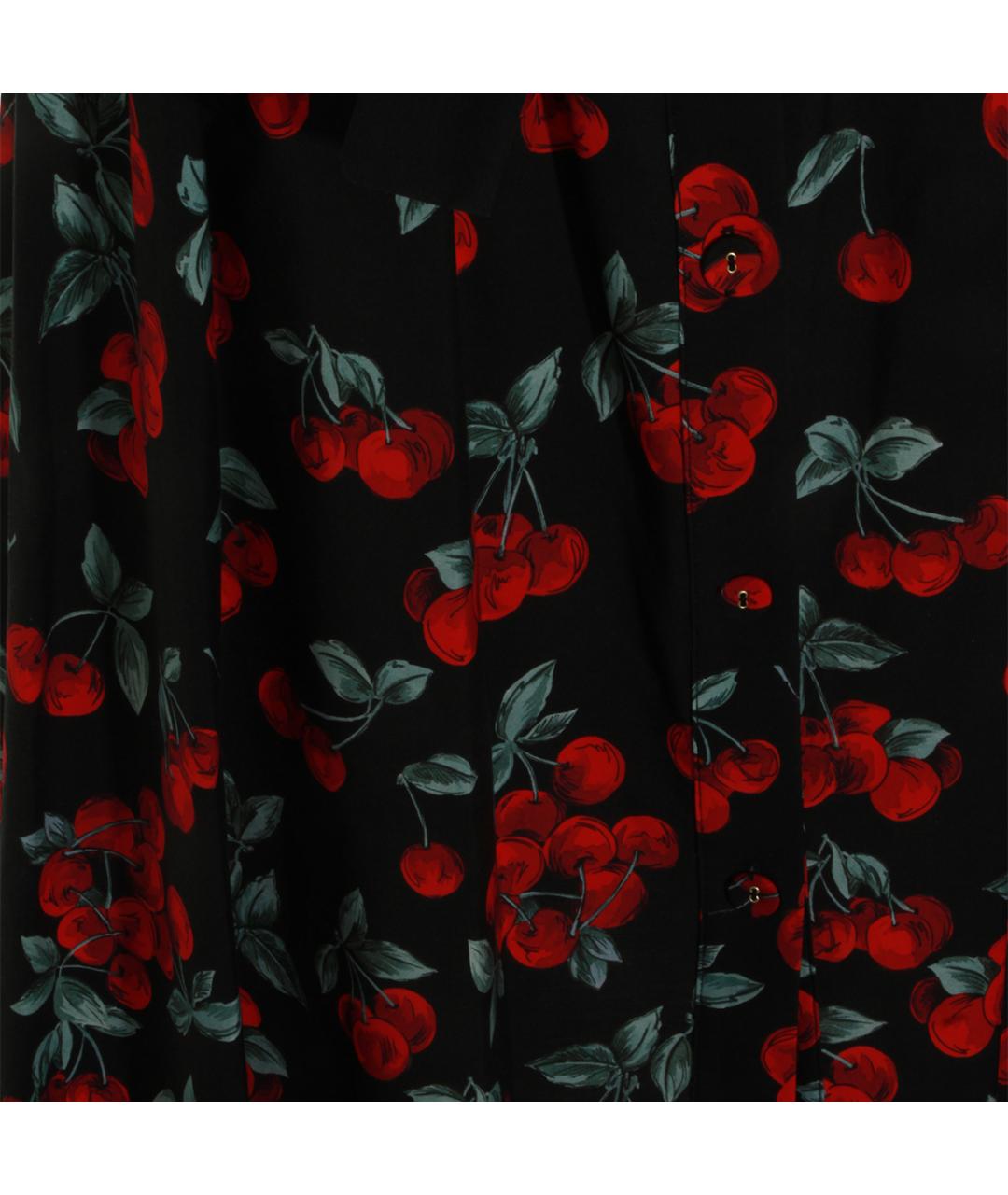 TWIN-SET Черная хлопковая юбка миди, фото 4