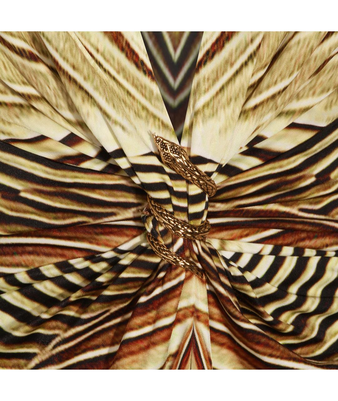 ROBERTO CAVALLI Вискозное вечернее платье, фото 3