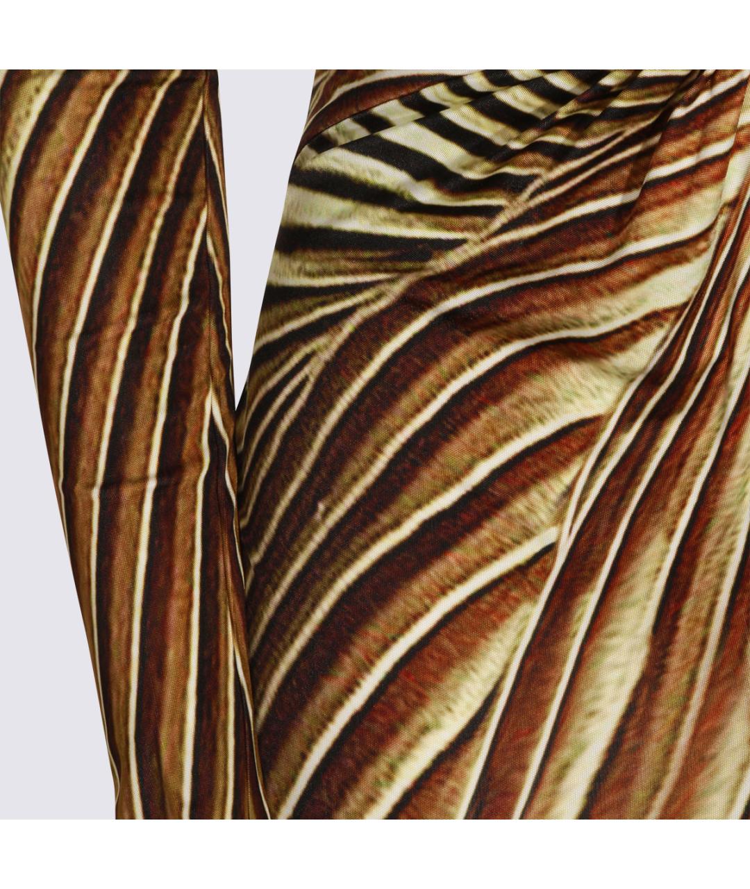 ROBERTO CAVALLI Вискозное вечернее платье, фото 4