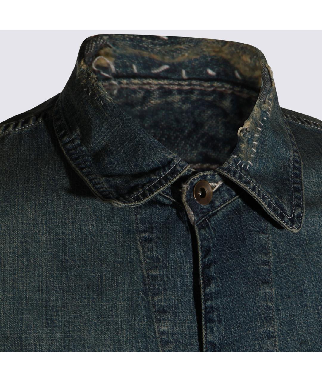 MAISON MARGIELA Синяя хлопковая куртка, фото 4