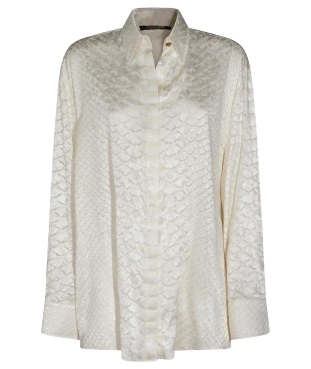 ROBERTO CAVALLI Белая вискозная рубашка, фото 1