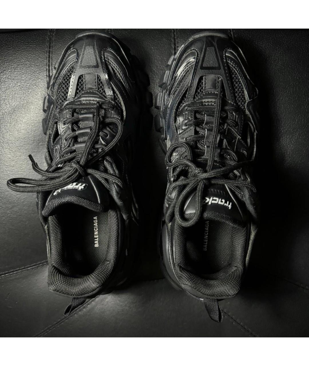 BALENCIAGA Черные текстильные кроссовки, фото 8