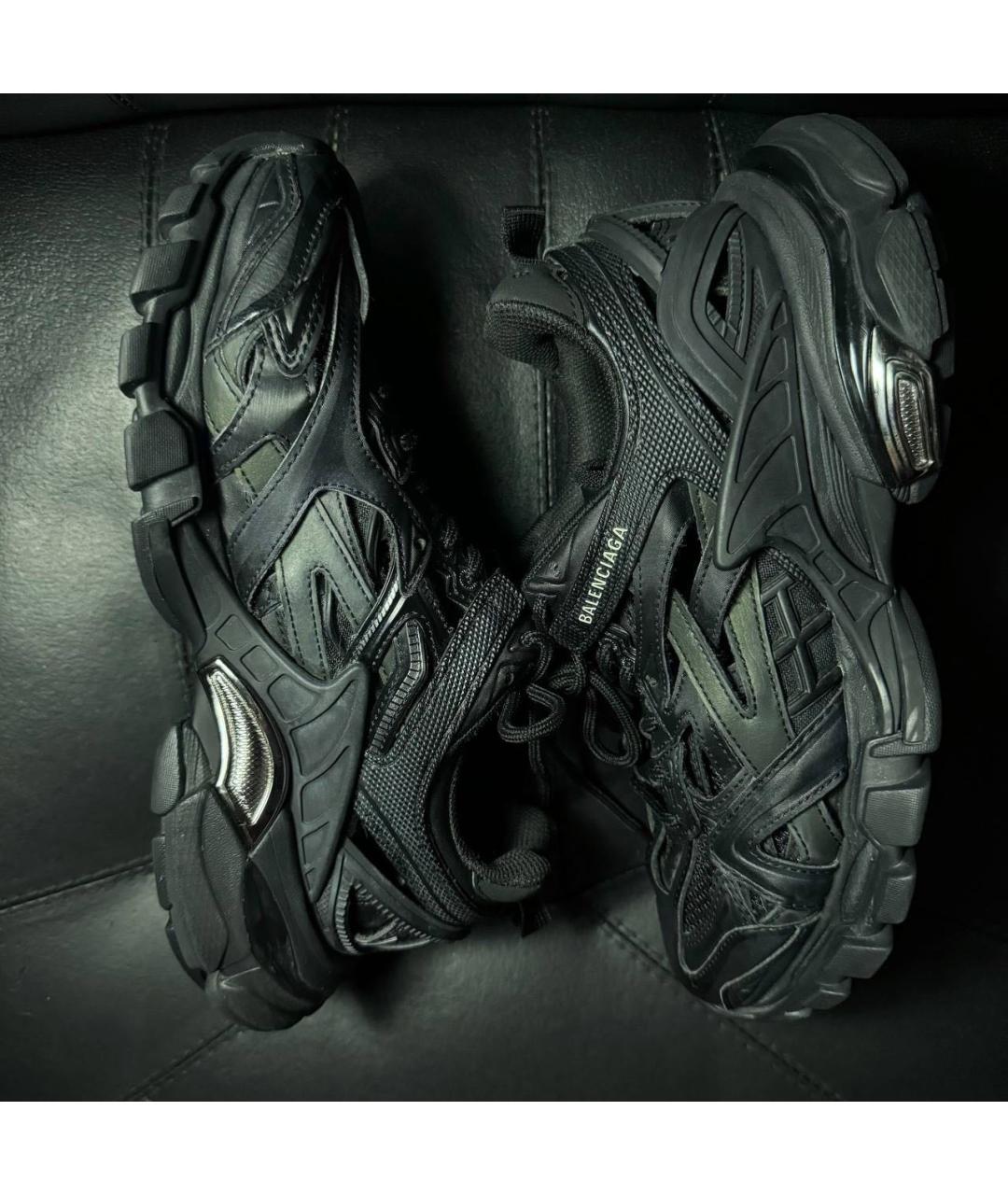 BALENCIAGA Черные текстильные кроссовки, фото 5