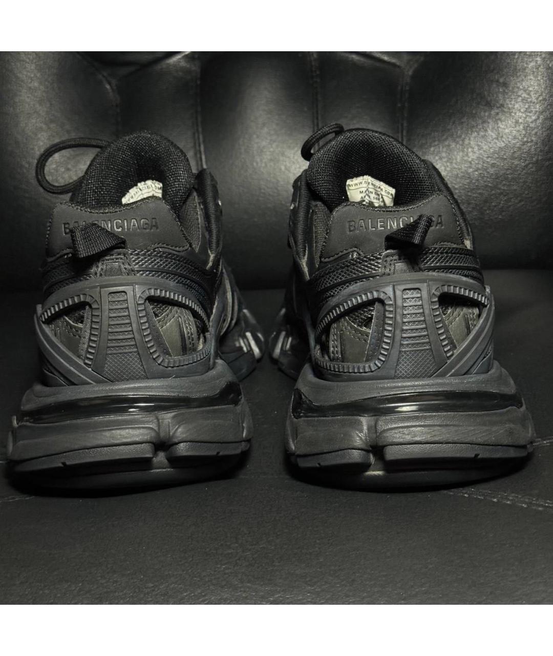 BALENCIAGA Черные текстильные кроссовки, фото 2