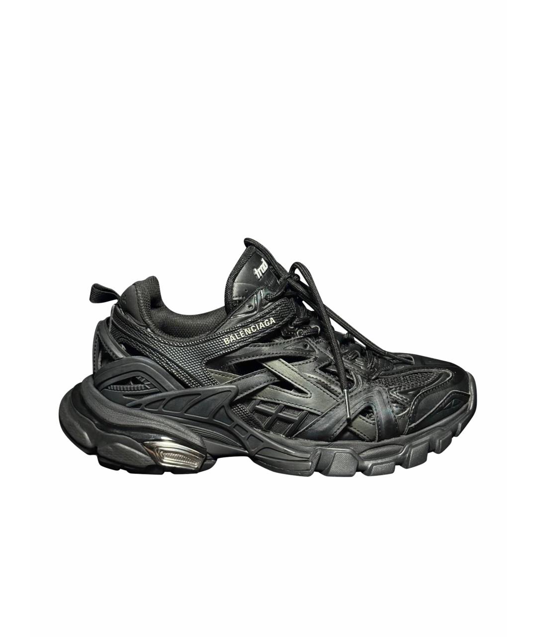 BALENCIAGA Черные текстильные кроссовки, фото 1