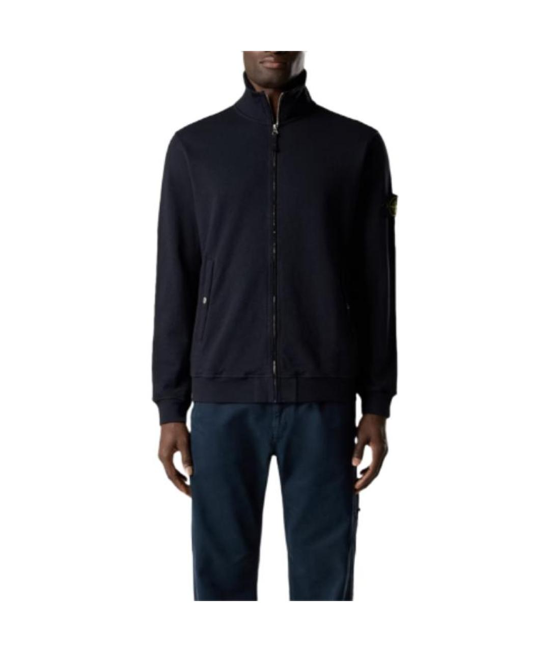 STONE ISLAND Темно-синяя куртка, фото 5