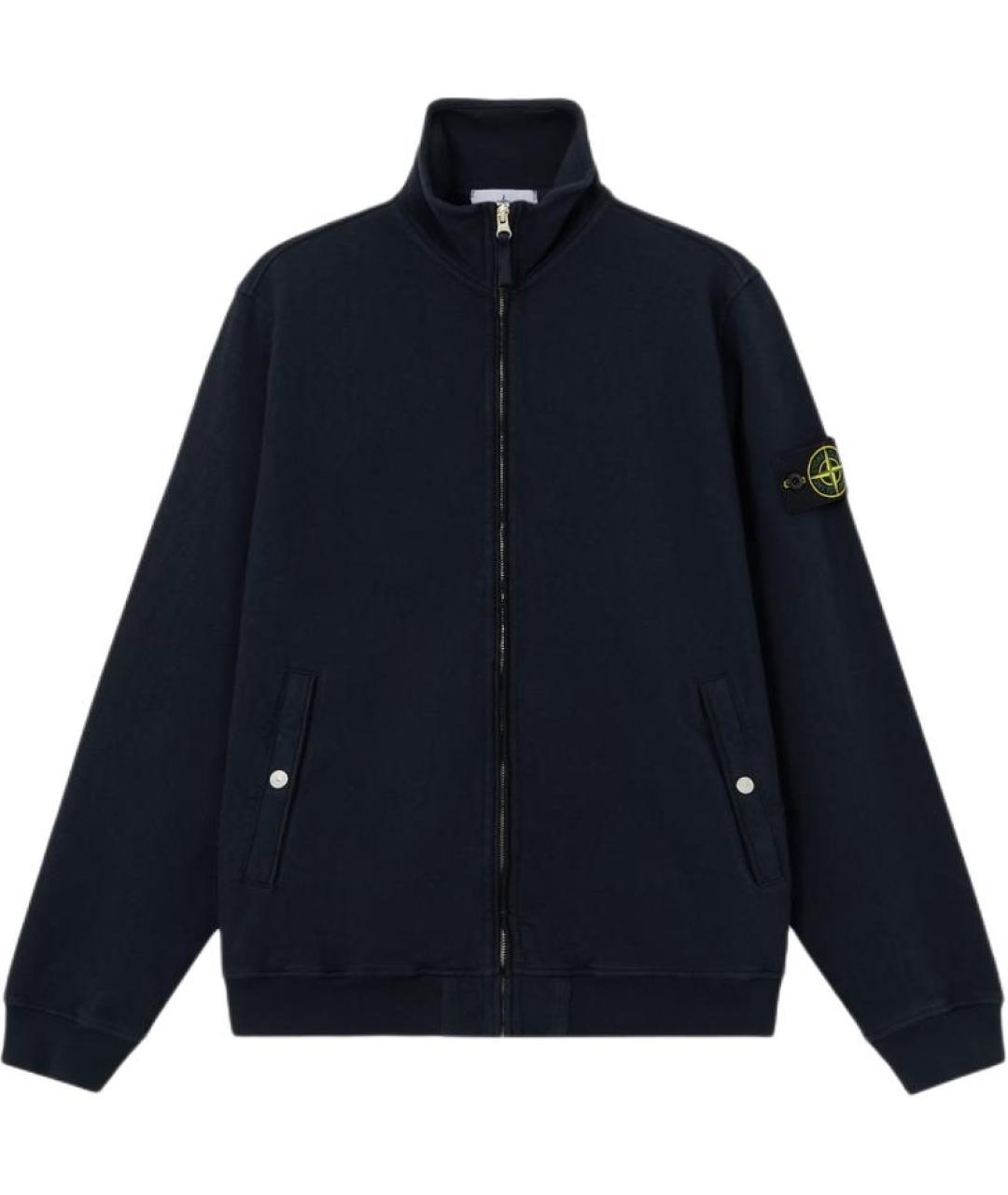 STONE ISLAND Темно-синяя куртка, фото 1