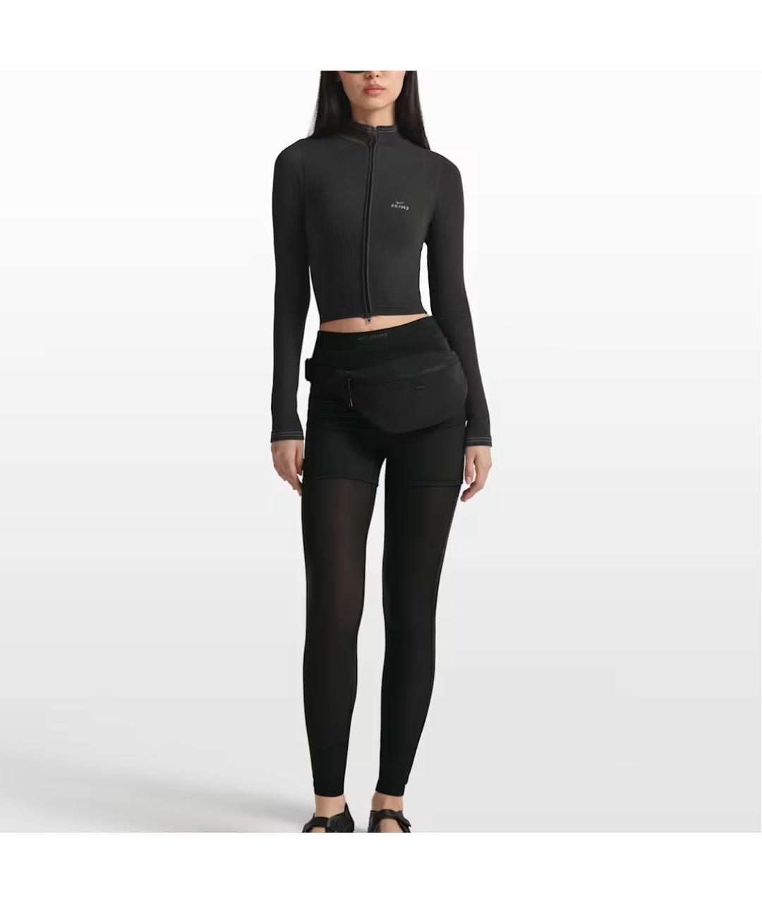 NIKE Черная куртка, фото 2