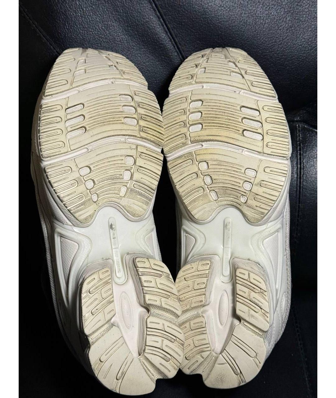 ADIDAS X RAF SIMONS Белые текстильные низкие кроссовки / кеды, фото 6