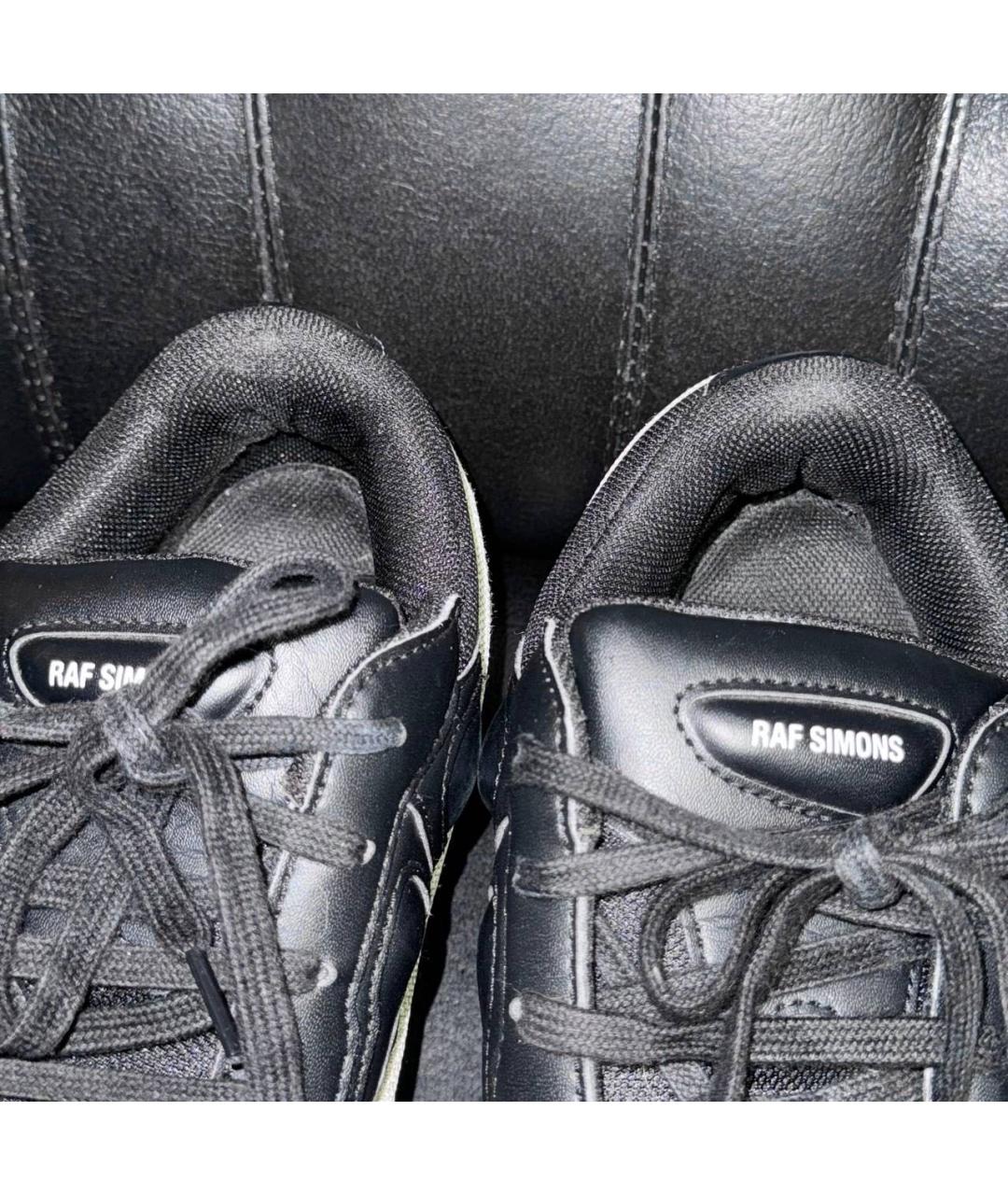 ADIDAS X RAF SIMONS Белые текстильные низкие кроссовки / кеды, фото 7