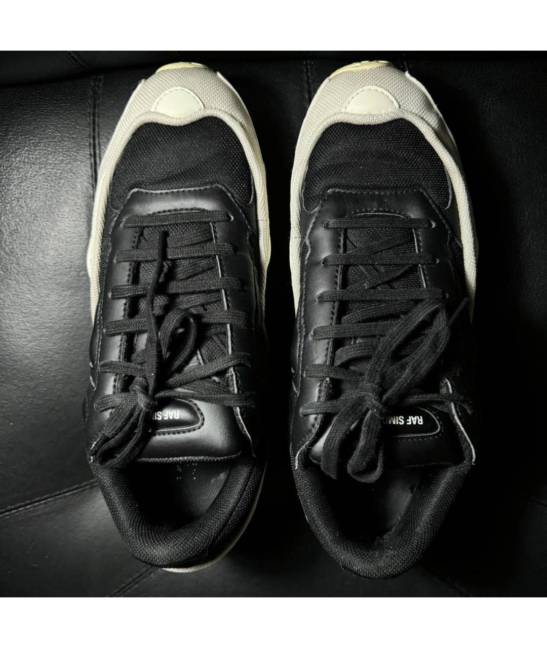 ADIDAS X RAF SIMONS Белые текстильные низкие кроссовки / кеды, фото 5