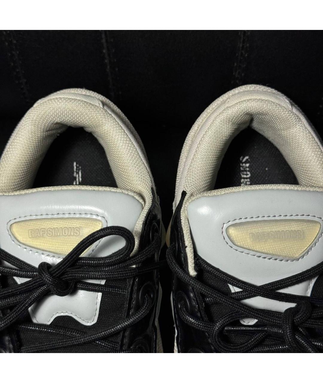 ADIDAS X RAF SIMONS Белые текстильные низкие кроссовки / кеды, фото 8