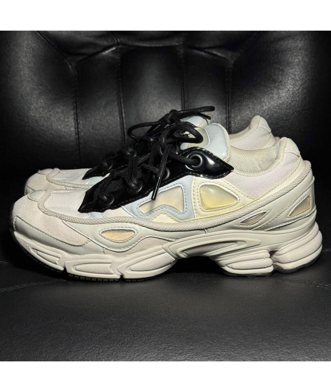 ADIDAS X RAF SIMONS Белые текстильные кроссовки, фото 3