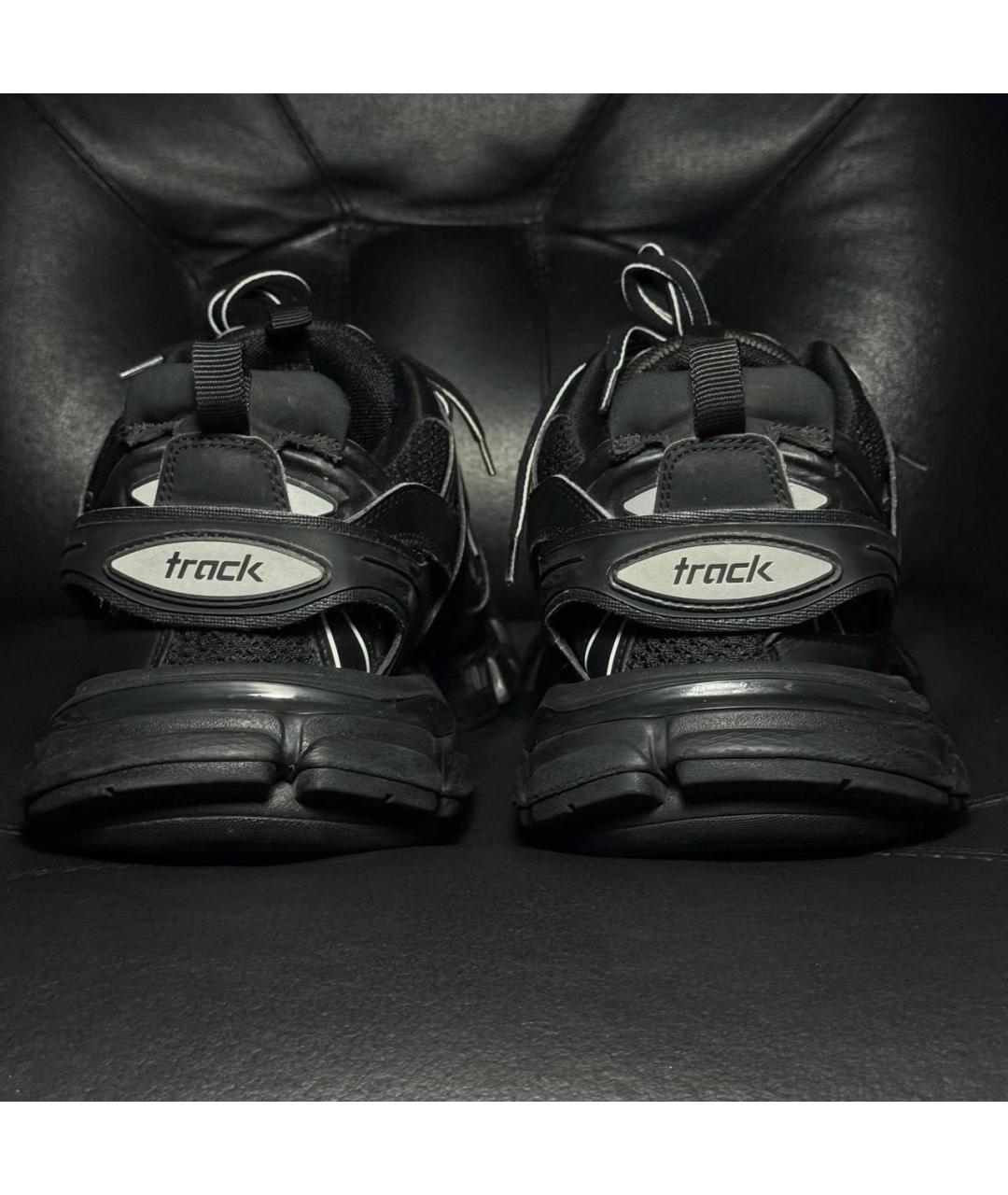 BALENCIAGA Черные текстильные низкие кроссовки / кеды, фото 2