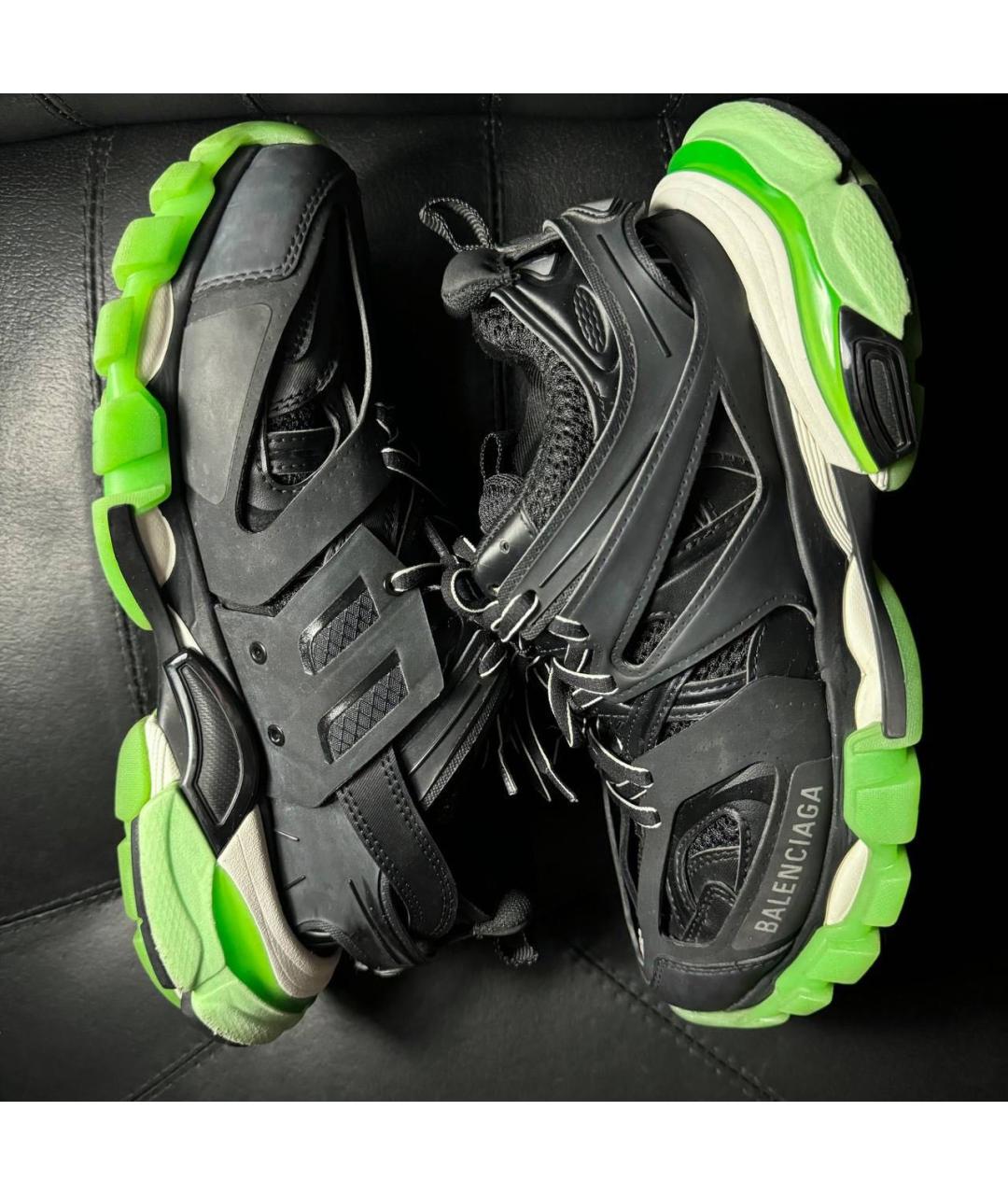 BALENCIAGA Черные текстильные кроссовки, фото 6