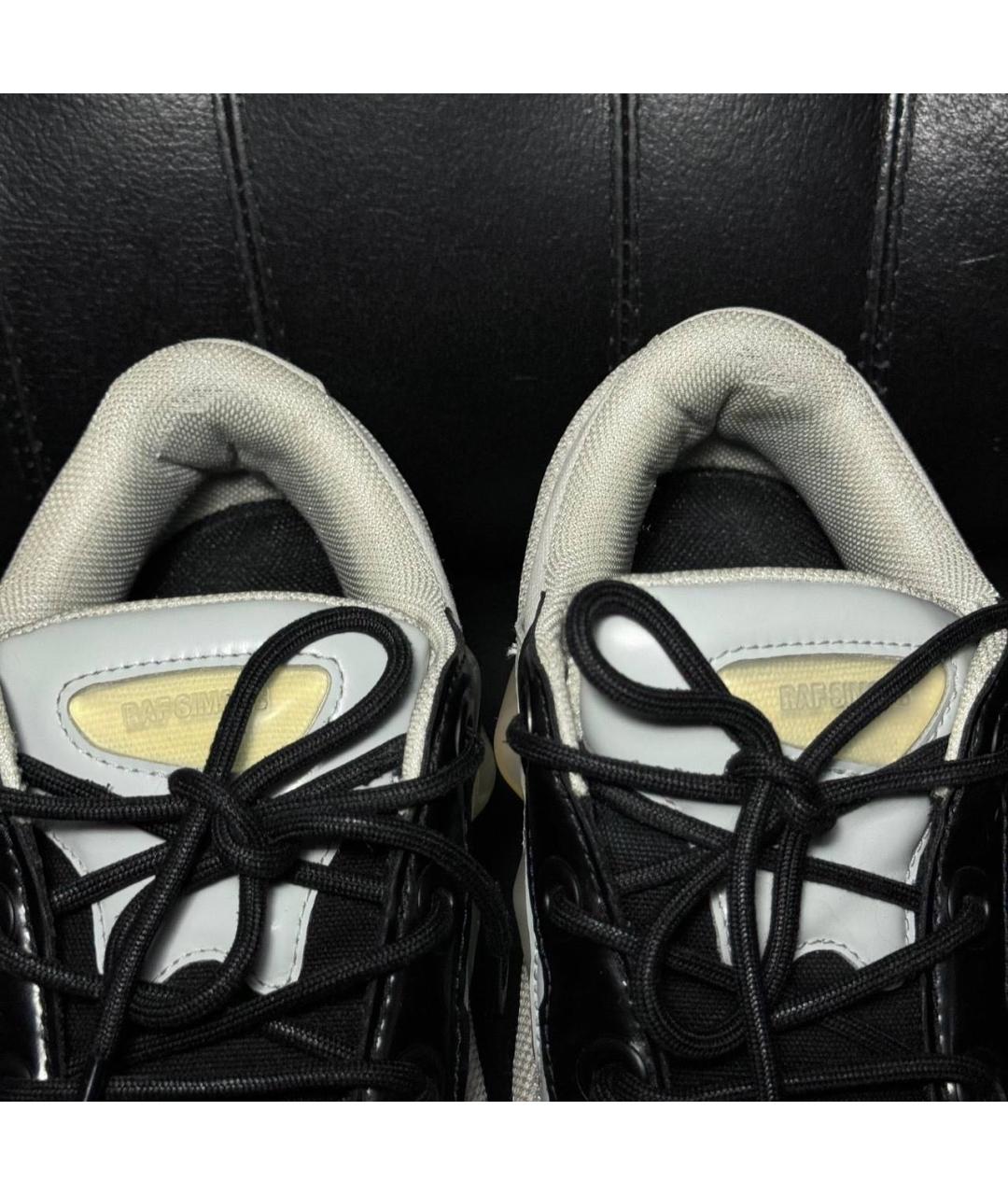 ADIDAS X RAF SIMONS Белые текстильные низкие кроссовки / кеды, фото 7