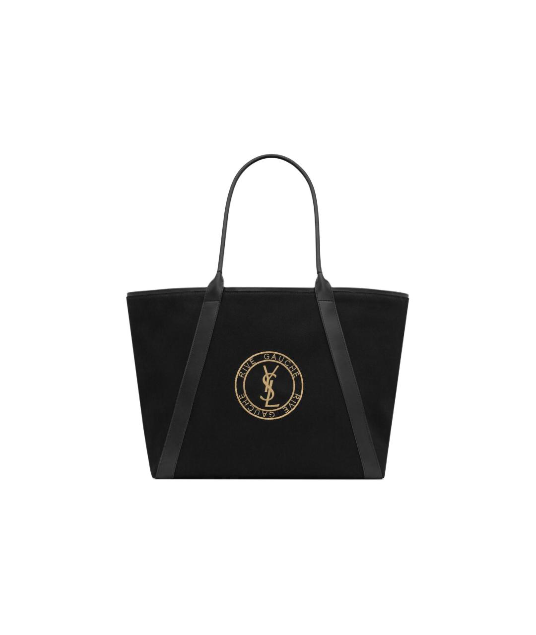 SAINT LAURENT Черная сумка тоут, фото 6