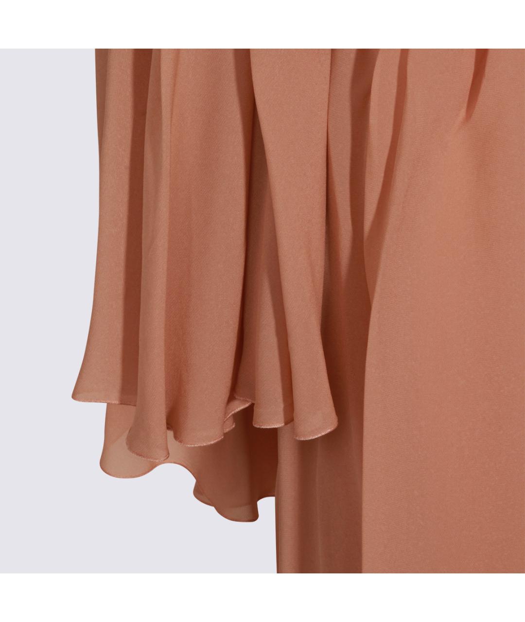 BLUMARINE Розовое вискозное коктейльное платье, фото 4