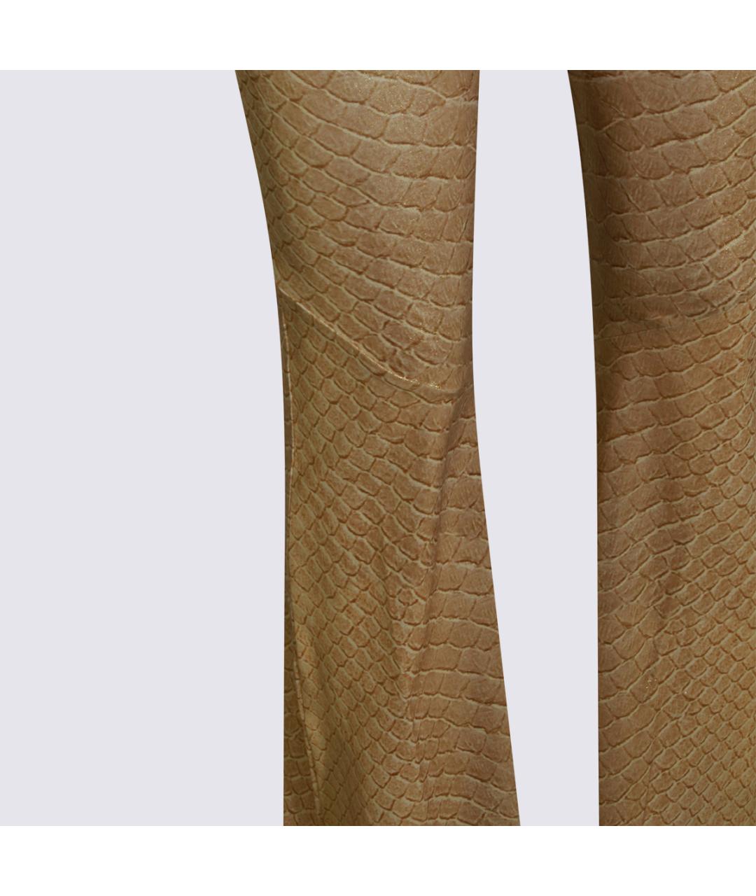 ROBERTO CAVALLI Золотой полиамидовый комбинезон, фото 4