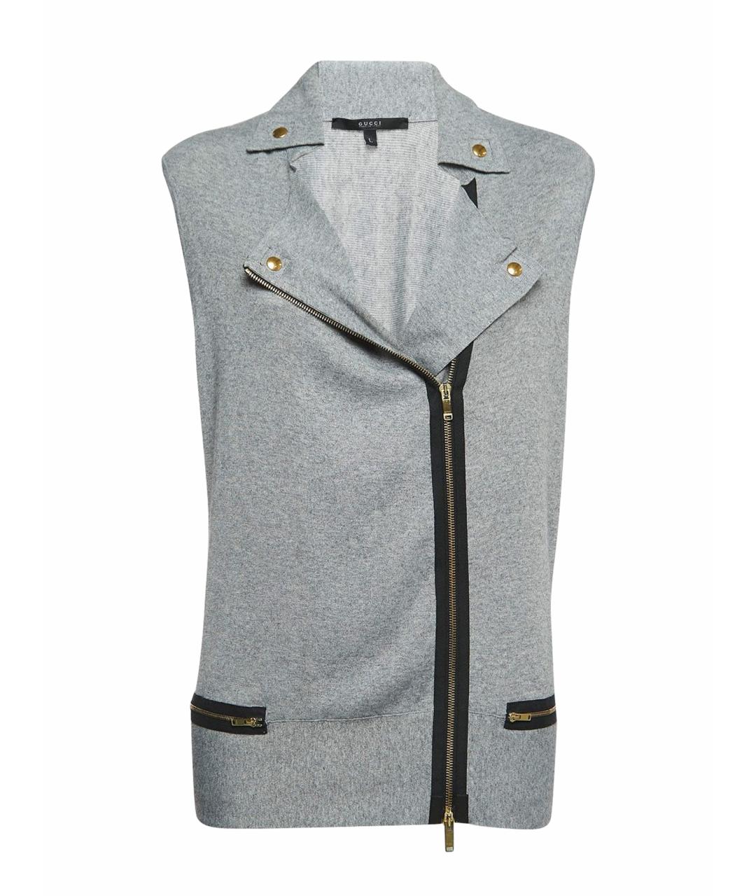 GUCCI Серый жилет, фото 1