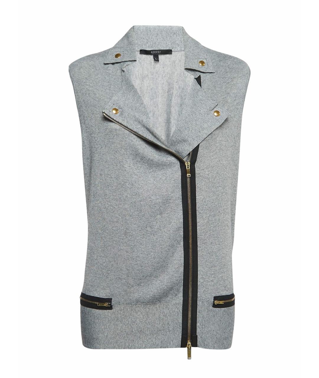 GUCCI Серый жилет, фото 9